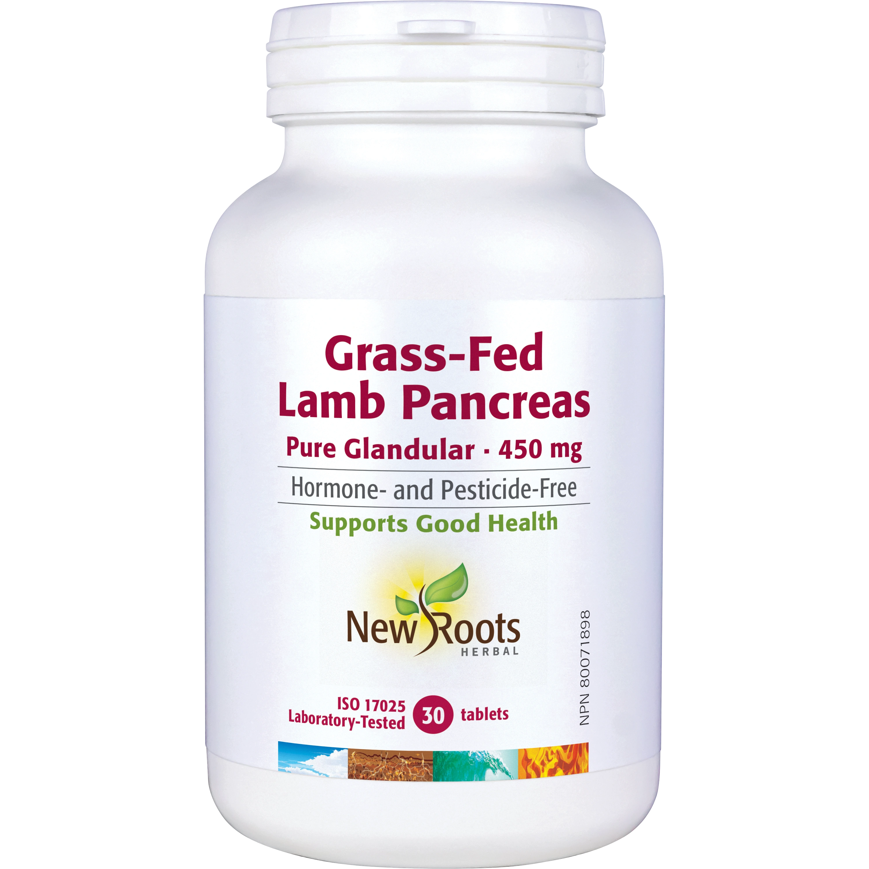 Grass-Fed Lamb Pancreas | New Roots HERBAL® | 30 or 90 Capsules