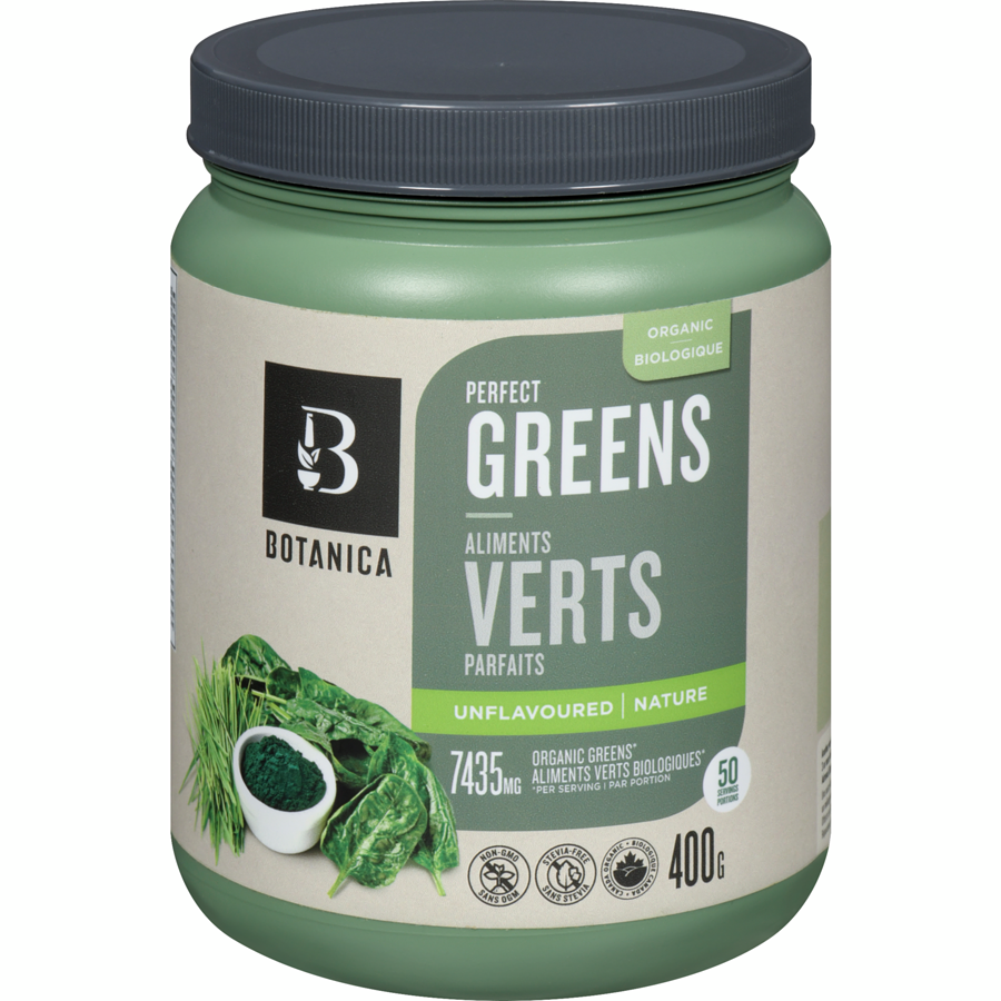 Perfect Greens Powder | Botanica | Various Flavors and Sizes