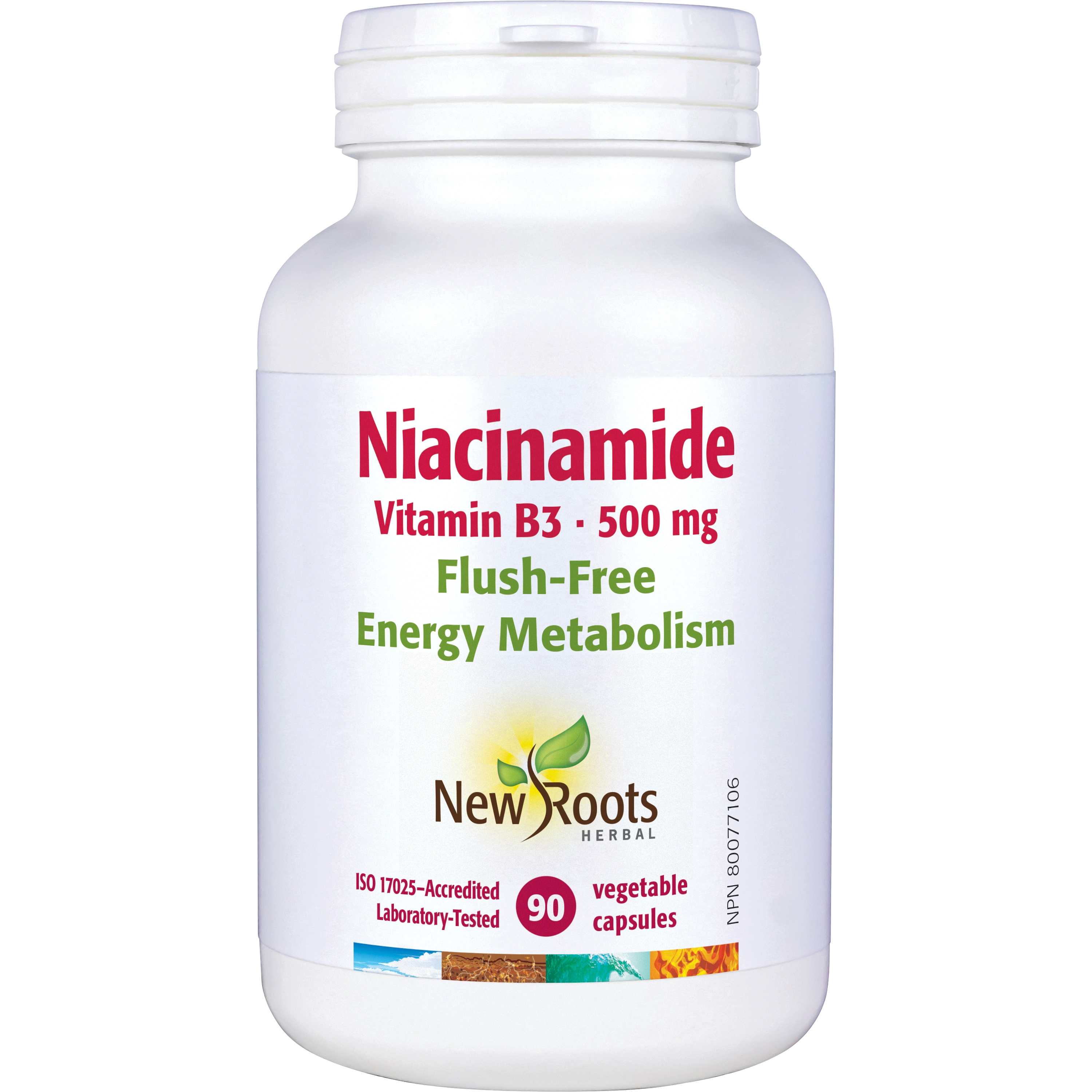 Niacinamide | New Roots HERBAL® | 100 Veg Capsules