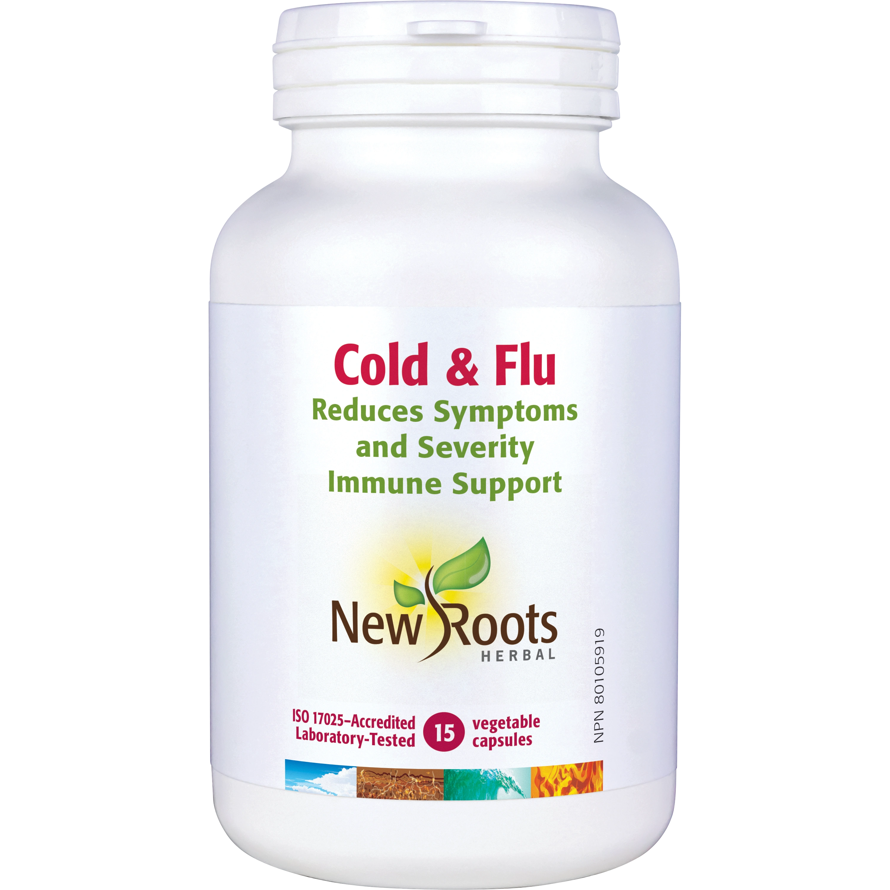 Cold & Flu | New Roots HERBAL® | 15 or 30 Veg Capsules