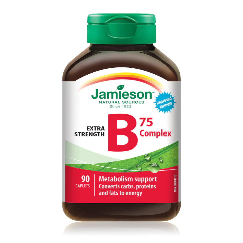 Extra Strength B75 Complex | Jamieson™ | 90 Caplets