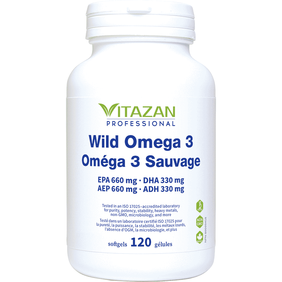 Wild Omega 3 EPA 660 – DHA 330 | Vitazan Professional | 120 Softgels