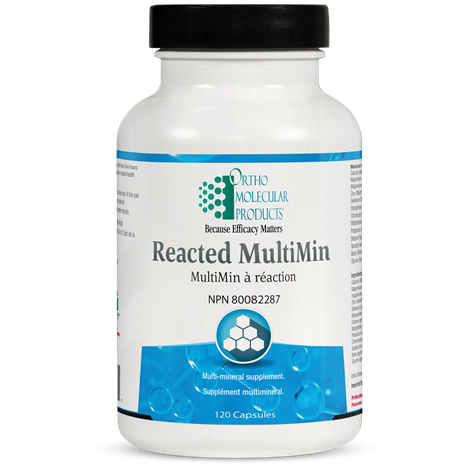 Reacted MultiMin | Ortho Molecular | 120 Capsules