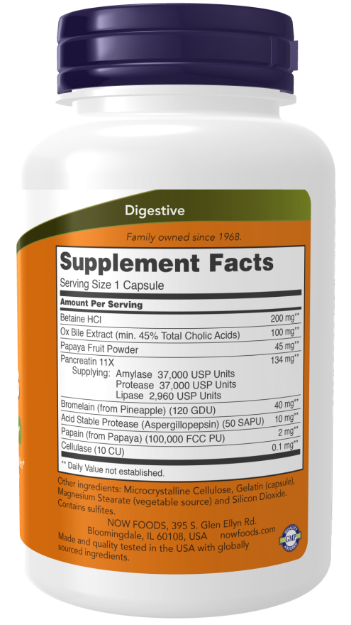 Super Enzymes | NOW® | 90 OR 180 Tablets