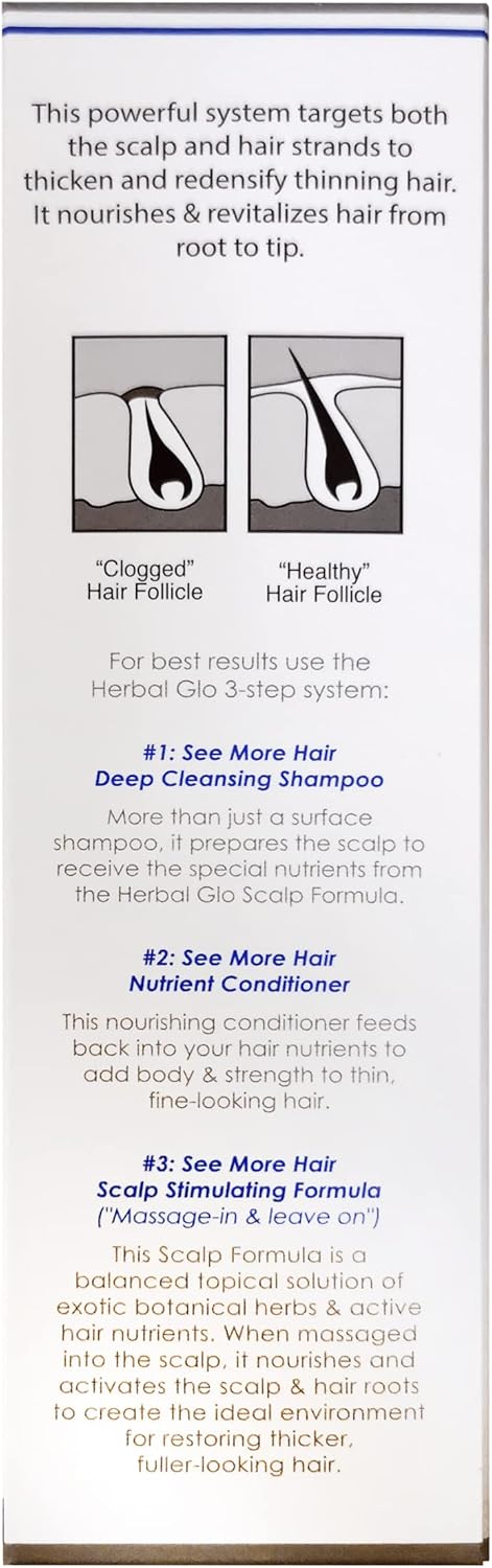 See More Hair Scalp Stimulating Formula | Herbal Glo® | 250 mL
