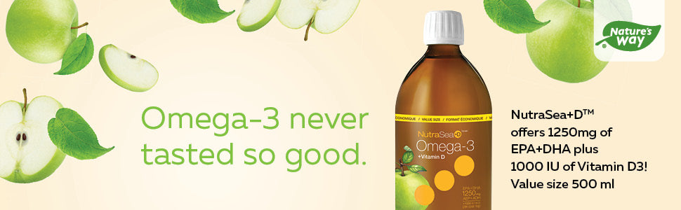 Omega-3 + Vitamin D3 | NutraSea® | 16.9 fl oz (500 mL)