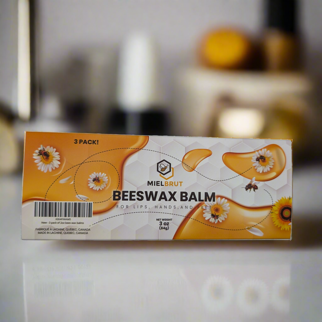 3 pack beeswax balms for your lips and skin
