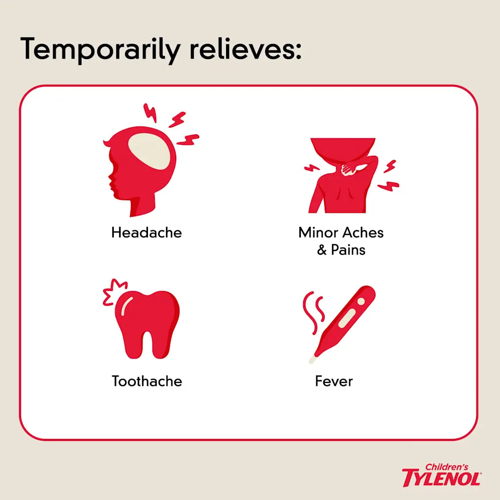 Children's Oral Suspension | TYLENOL® | 100 mL (different flavours)