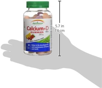 Calcium + Vitamin D3 | Jamieson™ | 60 Gummies