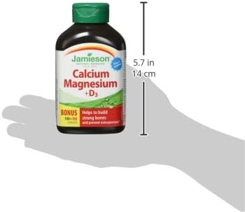 Calcium Magnesium & Vitamin D3 | Jamieson™ | 200 Caplets