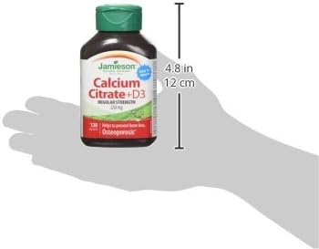 Calcium Citrate & Vitamin D3 | Jamieson™ | 120 Caplets