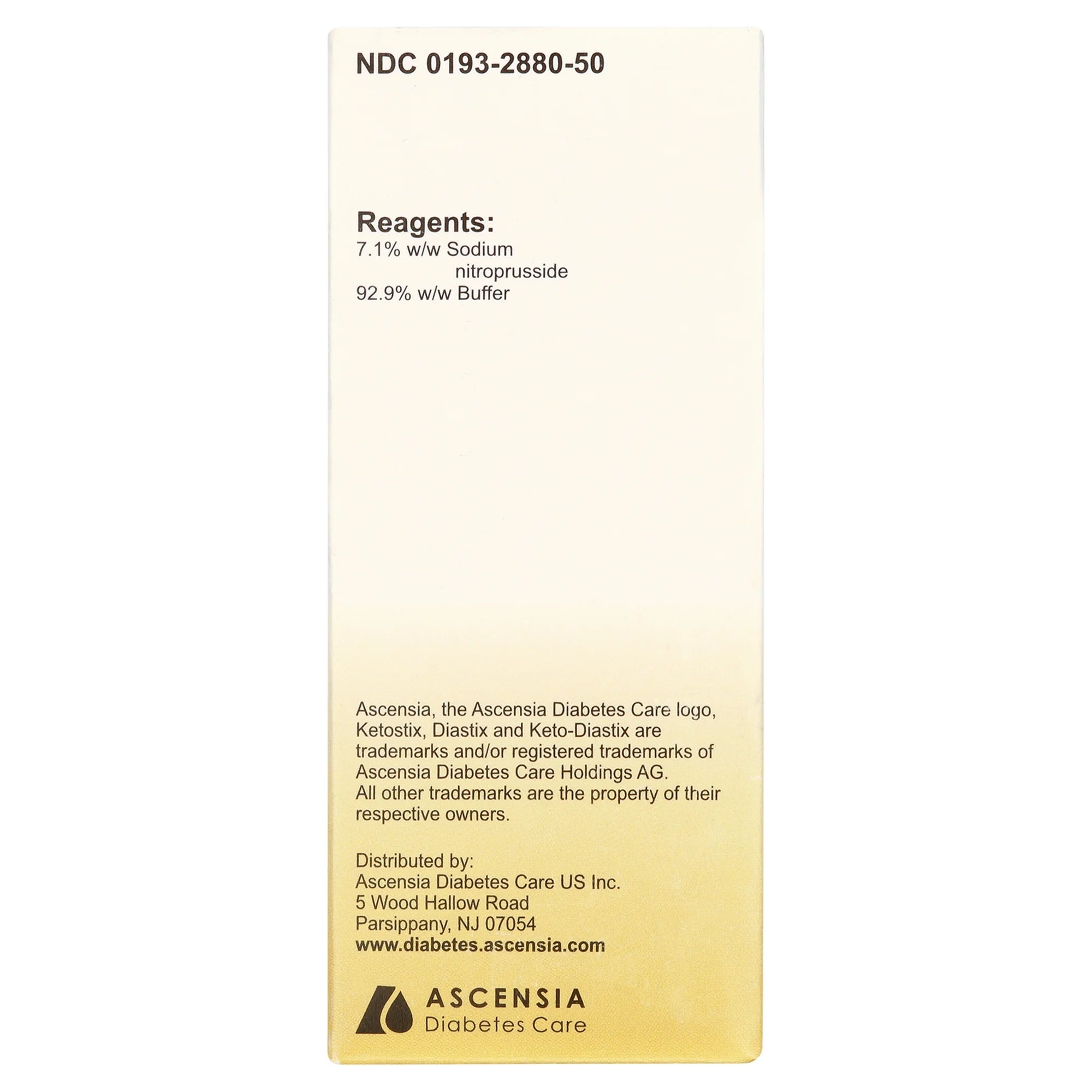 Bayer Ketostix® | Ascensia® | 50 Strips
