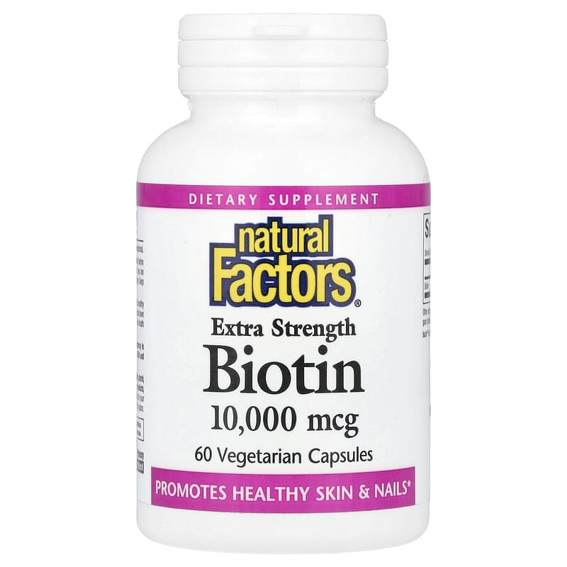 Biotin | Natural Factors® | With Various Potencies & Dosages