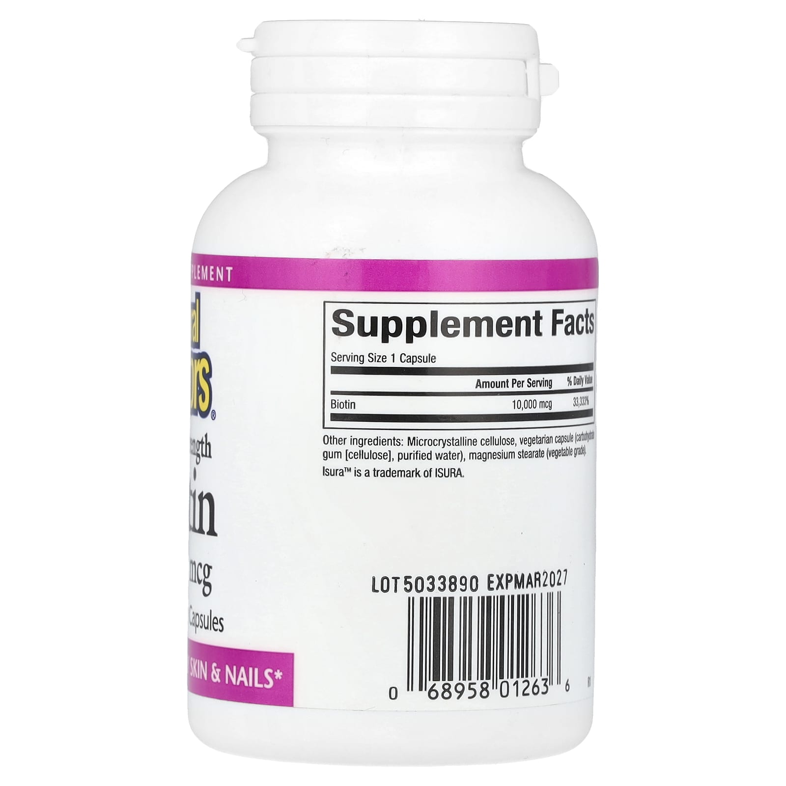 Biotin | Natural Factors® | With Various Potencies & Dosages