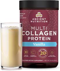 Multi Collagen Protein Powder by Ancient Nutrition® – Hair, Skin, Nail & Joint Support | Various Sizes & Flavours