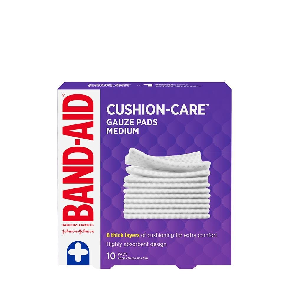 Cushion-Care™ Gauze Pads | Band-Aid® | 10 or 25 Count
