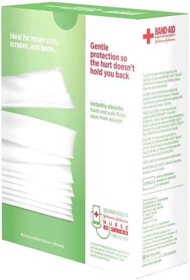 Hurt-Free® Non-Stick Pads | Band-Aid® | 10 Count