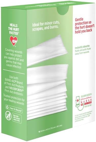 Hurt-Free® Non-Stick Pads | Band-Aid® | 10 Count