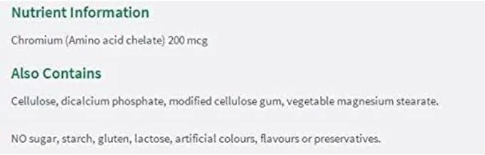 Chelated Chromium | Jamieson™ | 100 Tablets