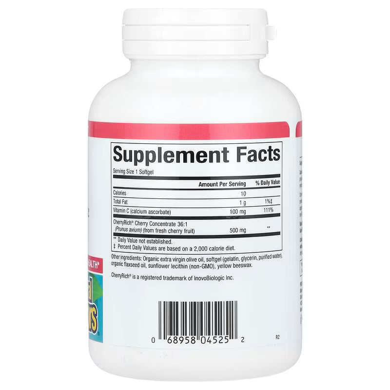 Cherry Concentrate | Natural Factors® | 90 or 180 Softgels
