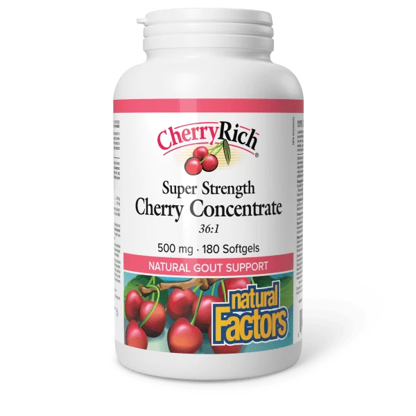 Cherry Concentrate | Natural Factors® | 90 or 180 Softgels