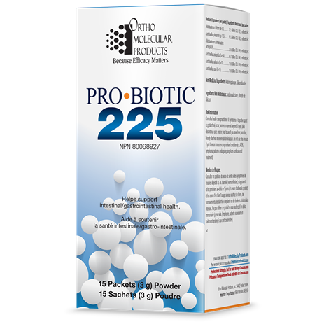 Probiotic 225 | Ortho Molecular | 15 Packets