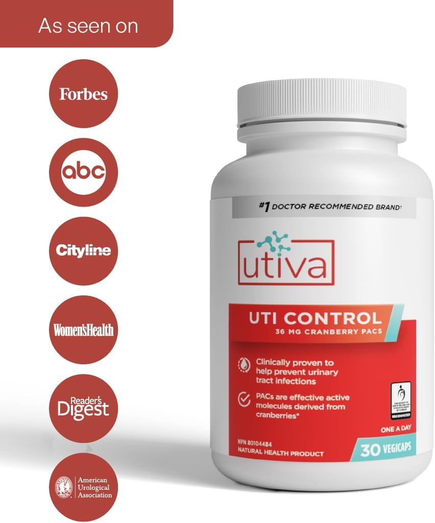 UTI Control | Utiva | 30 Vegi Capsules