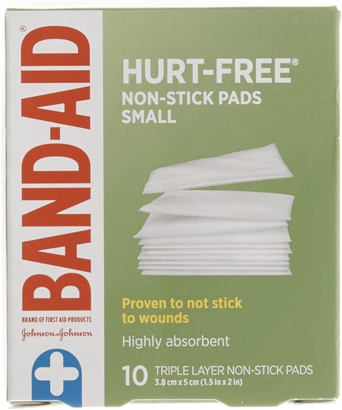 Hurt-Free® Non-Stick Pads | Band-Aid® | 10 Count