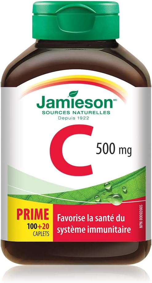 Vitamin C 500 mg | Jamieson™ | 100 Caplets