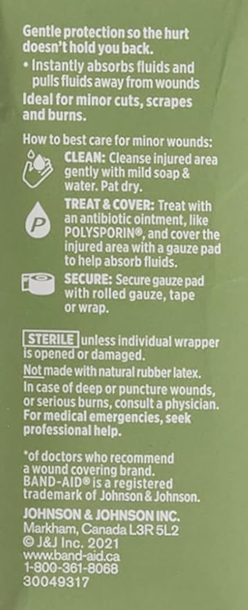 Hurt-Free® Non-Stick Pads | Band-Aid® | 10 Count