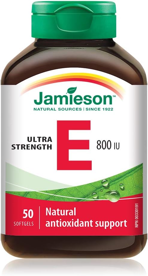 Vitamin E 800 IU | Jamieson™ | 50 Softgels