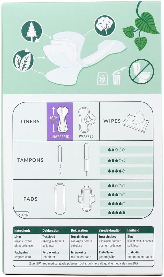 Tanga Panty Liners | Natracare® | 30 Count