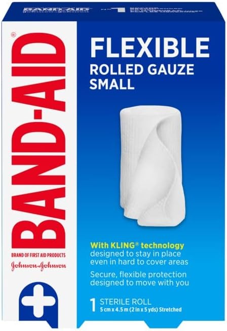 Flexible Rolled Gauze | Band-Aid® | Sterile Roll