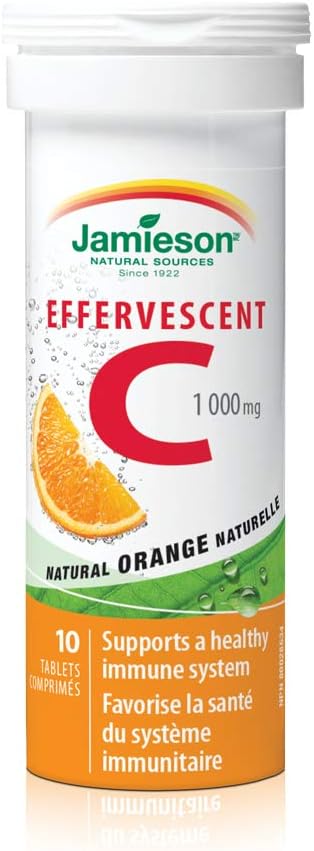 Vitamin C | Jamieson™ | 10 Effervescent Tablets