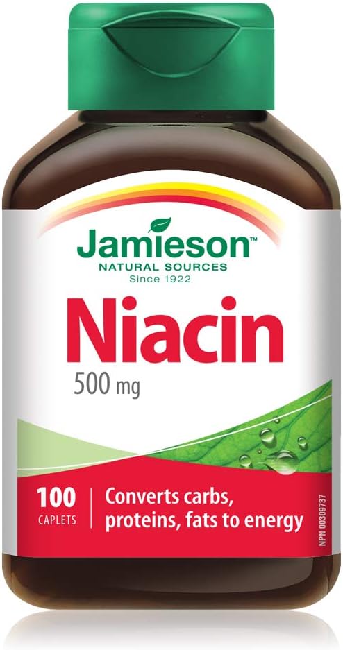 Niacin 500mg | Jamieson™ | 100 Caplets