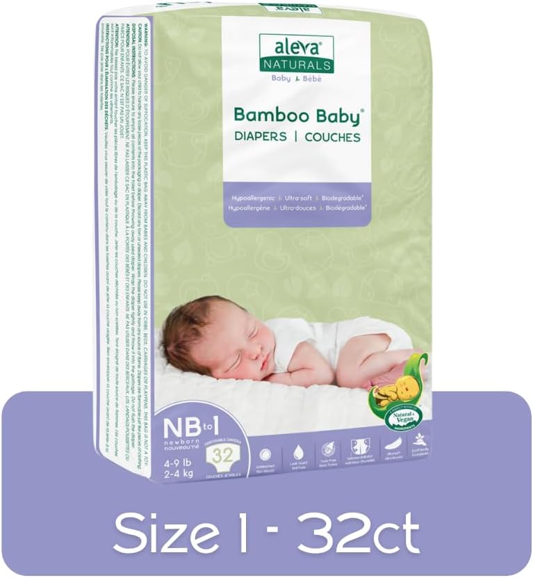 Bamboo Baby® Diapers | aleva® Naturals | Various Size