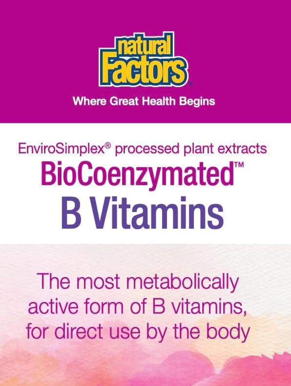 BioCoenzymated Benfotiamine | Natural Factors® | 30 or 60 Vegetarian Capsules