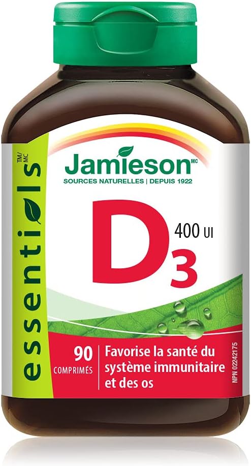 Vitamin D3 400 IU | Jamieson™ | 90 Tablets