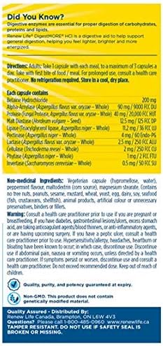 DigestMORE® HCI | Renew Life® | 60 Capsules