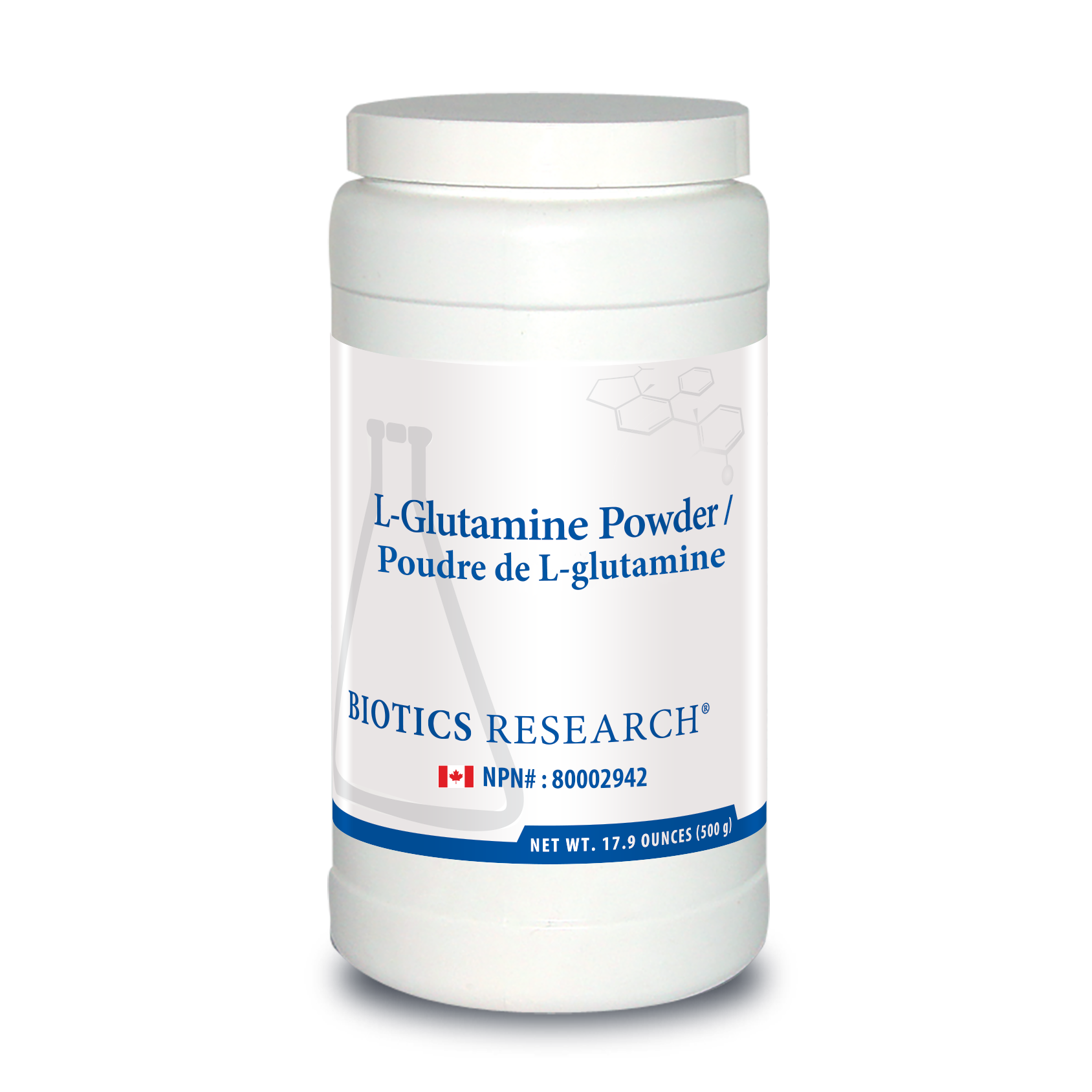 L-Glutamine Powder | Biotics Research® | 17.9 Oz.(500 gr.)