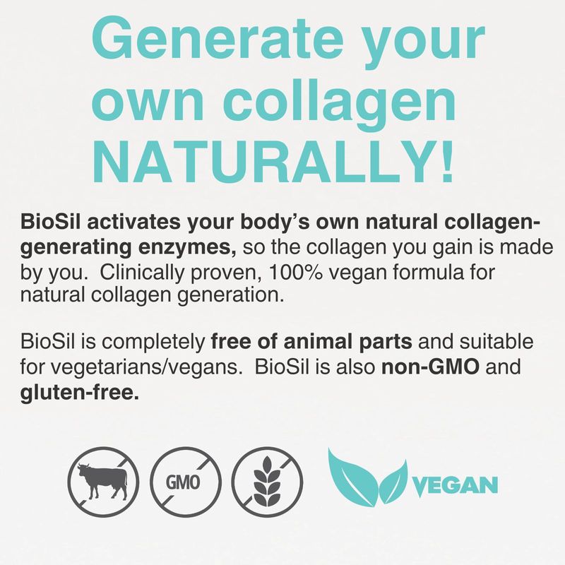 BioSil® Hair, Skin, Nails by Bio Minerals NV – ch-OSA® Silicon Support | 90 Vegetarian Capsules