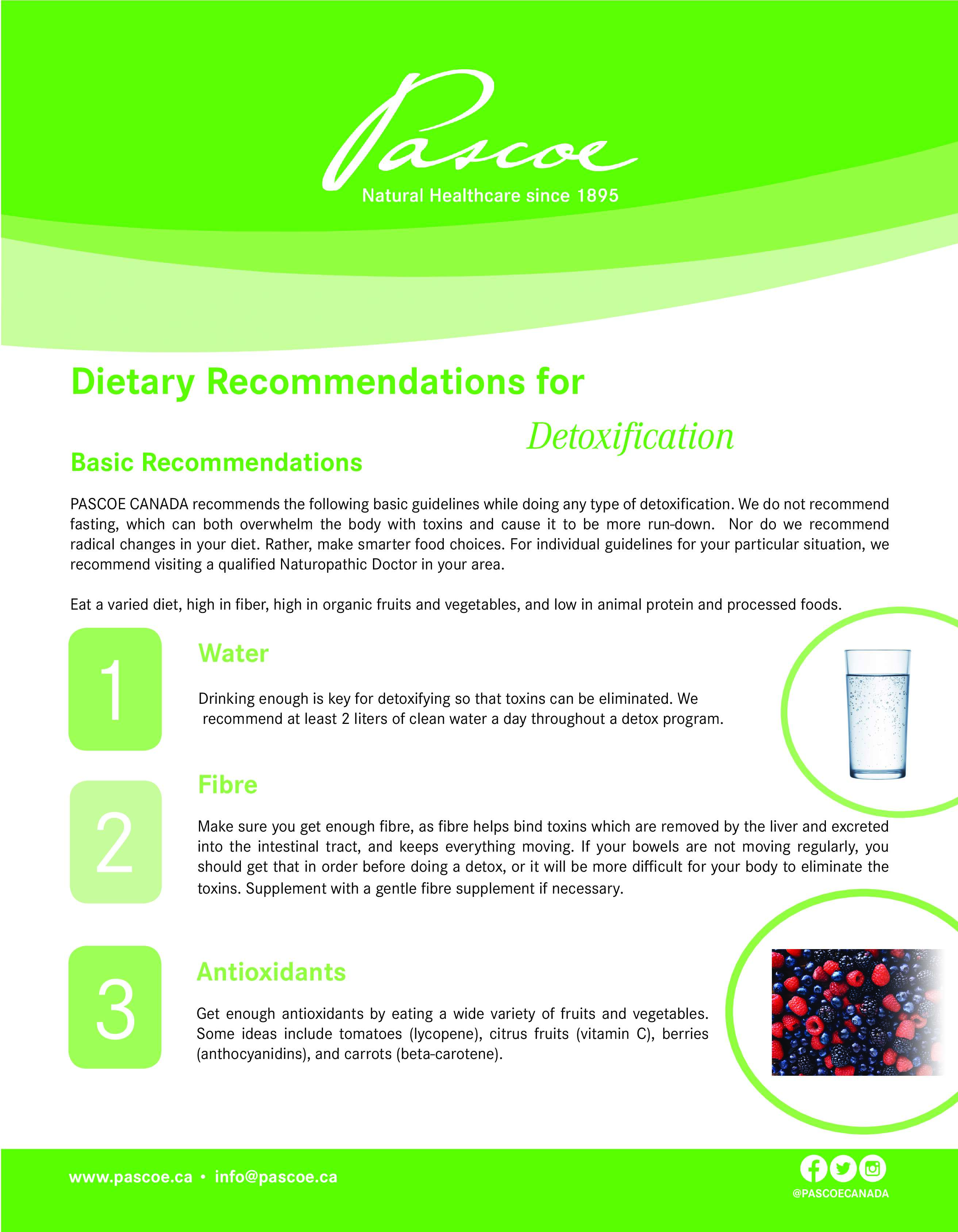 Detox Kit | Pascoe® | 3 x 20 mL OR 50mL x 3