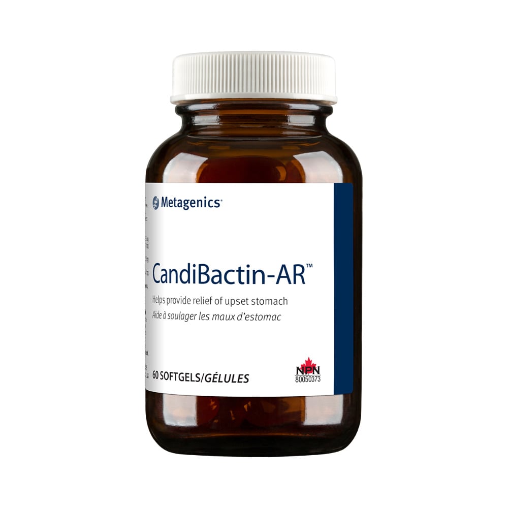 CandiBactin-AR® by Metagenics® – Herbal Antimicrobial Support | 60 or 120 Softgels