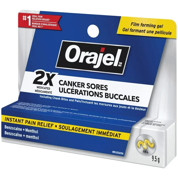 2X Medicated Canker Sores | Orajel™ | 9.5 gr