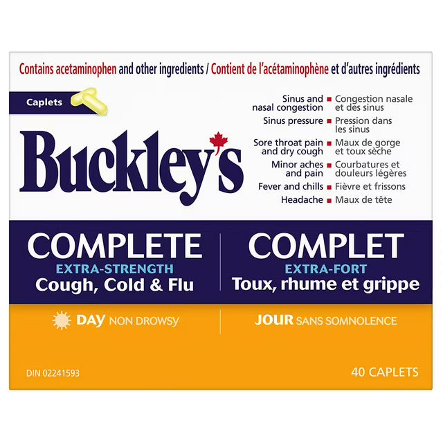 Complete Extra Strength Cough, Cold & Flu by Buckley’s® | Caplets