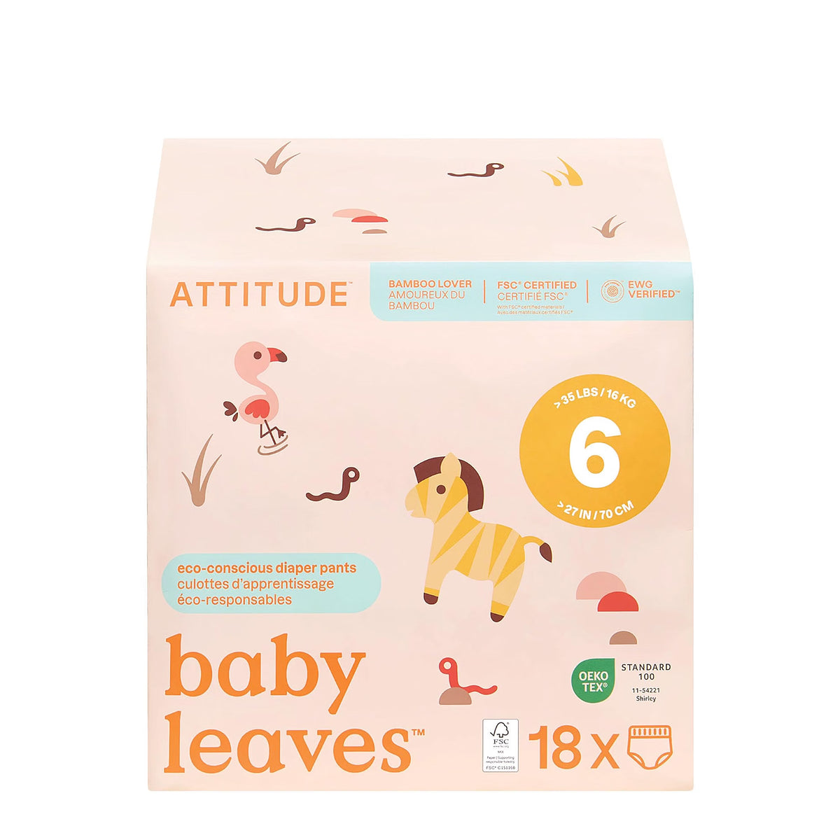 Baby Diapers | ATTITUDE® | Sizes 1–6