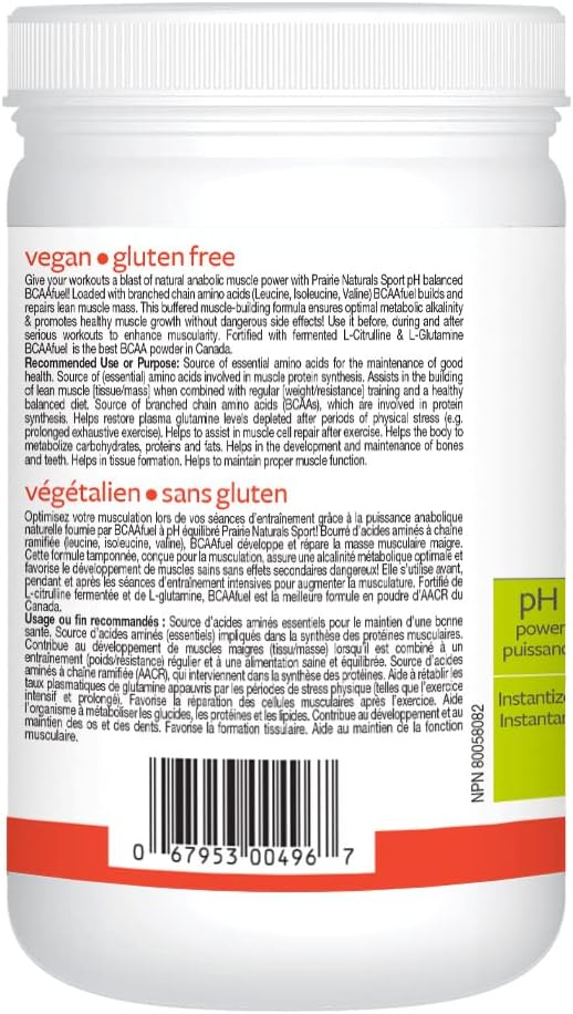 BCAA Fuel pH Balanced | Prairie Naturals® | 315 garm