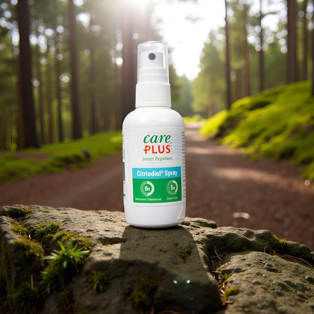 Citriodiol® Spray by Care Plus® Anti-Insect Natural – DEET-Free Lemon Eucalyptus Insect Repellent Spray for Mosquito & Tick Protection | 60 mL or 125 mL