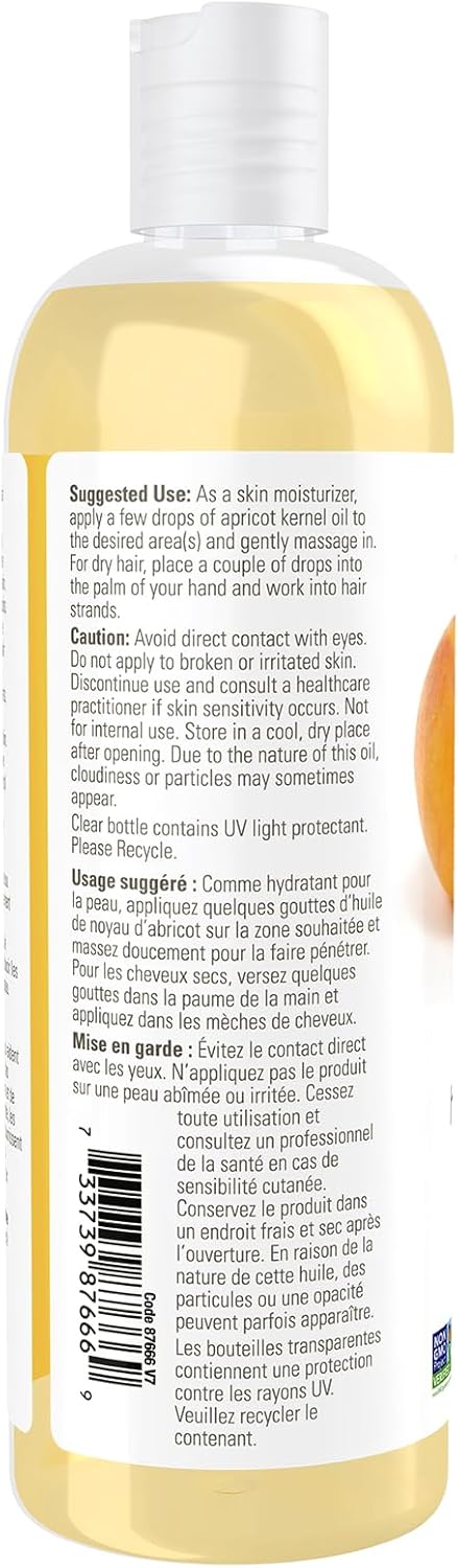 Apricot Kernel Oil | NOW® | 118 mL or 473 mL