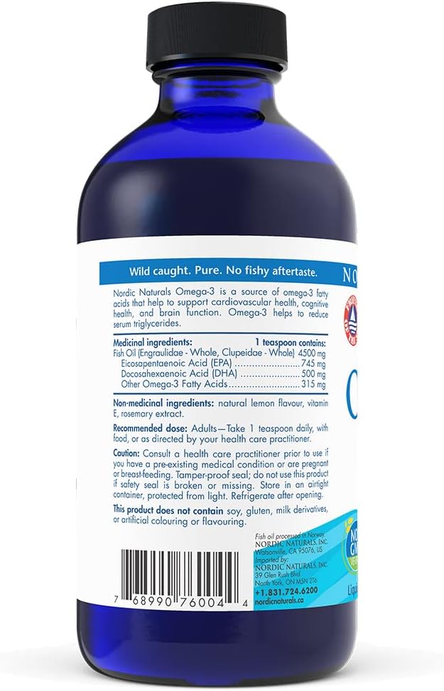 Omega-3 Liquid | Nordic Naturals® | 237 or 473 mL